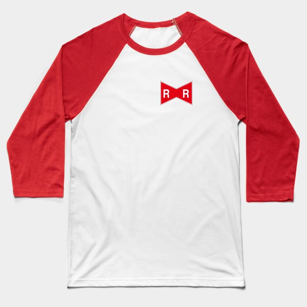 Red Ribbon Baseball T-Shirt by Lucile